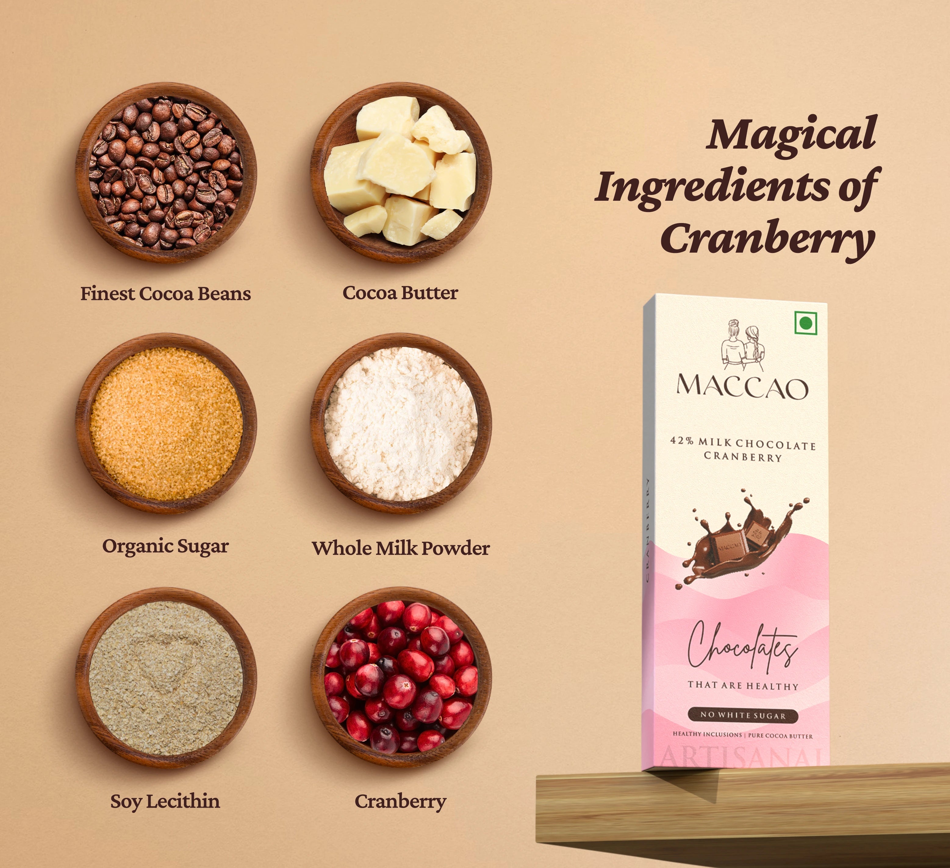 Cranberry Milk Chocolate – Tangy, Creamy & Guilt-Free