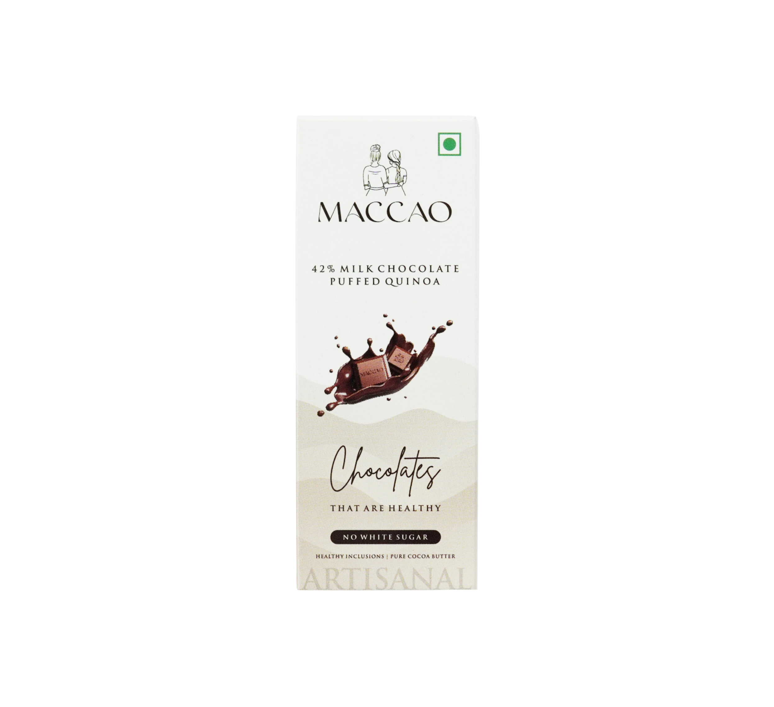 Puffed Quinoa Chocolate – Creamy 42% Milk with a Crunch