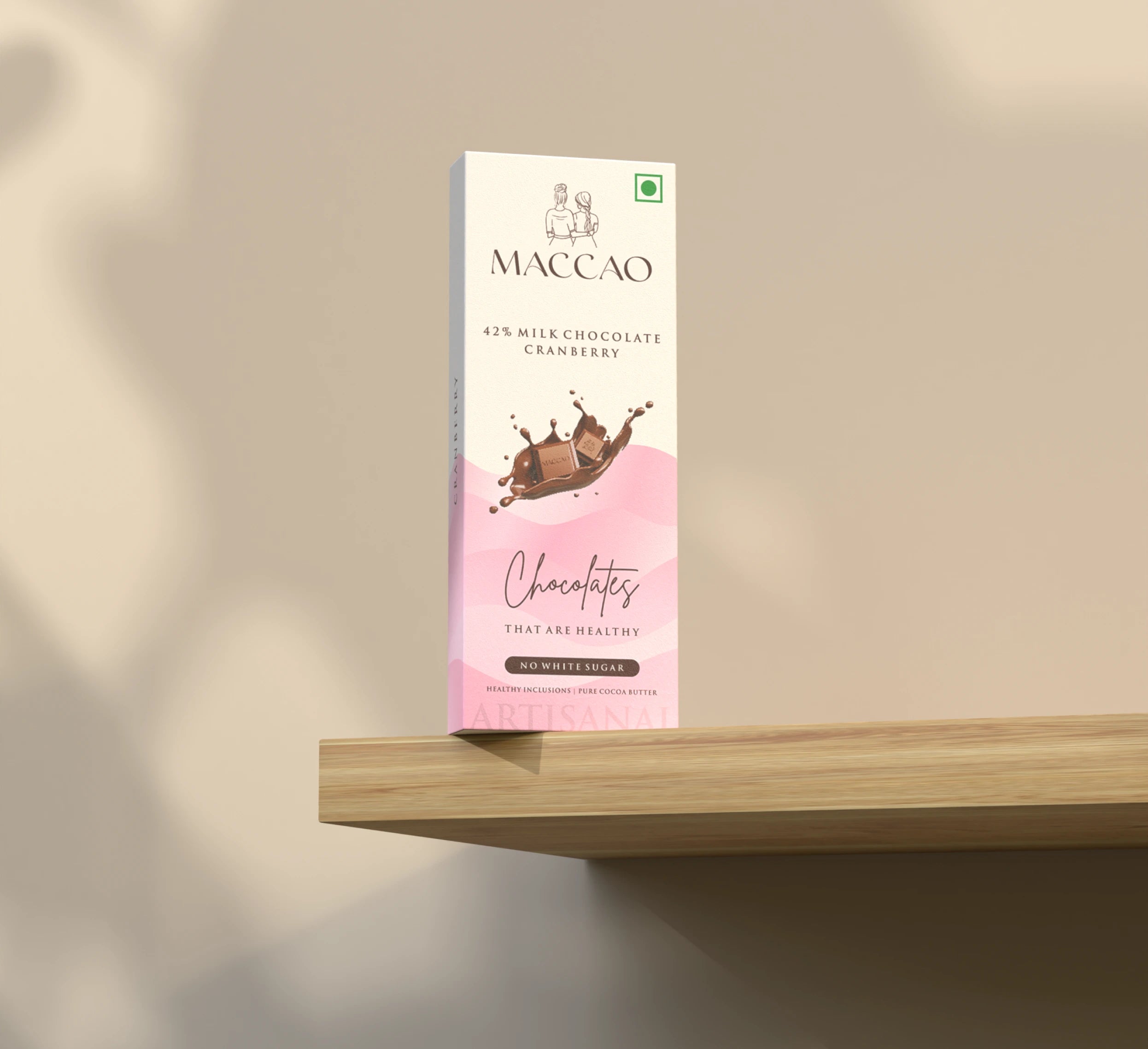 Cranberry Milk Chocolate – Tangy, Creamy & Guilt-Free