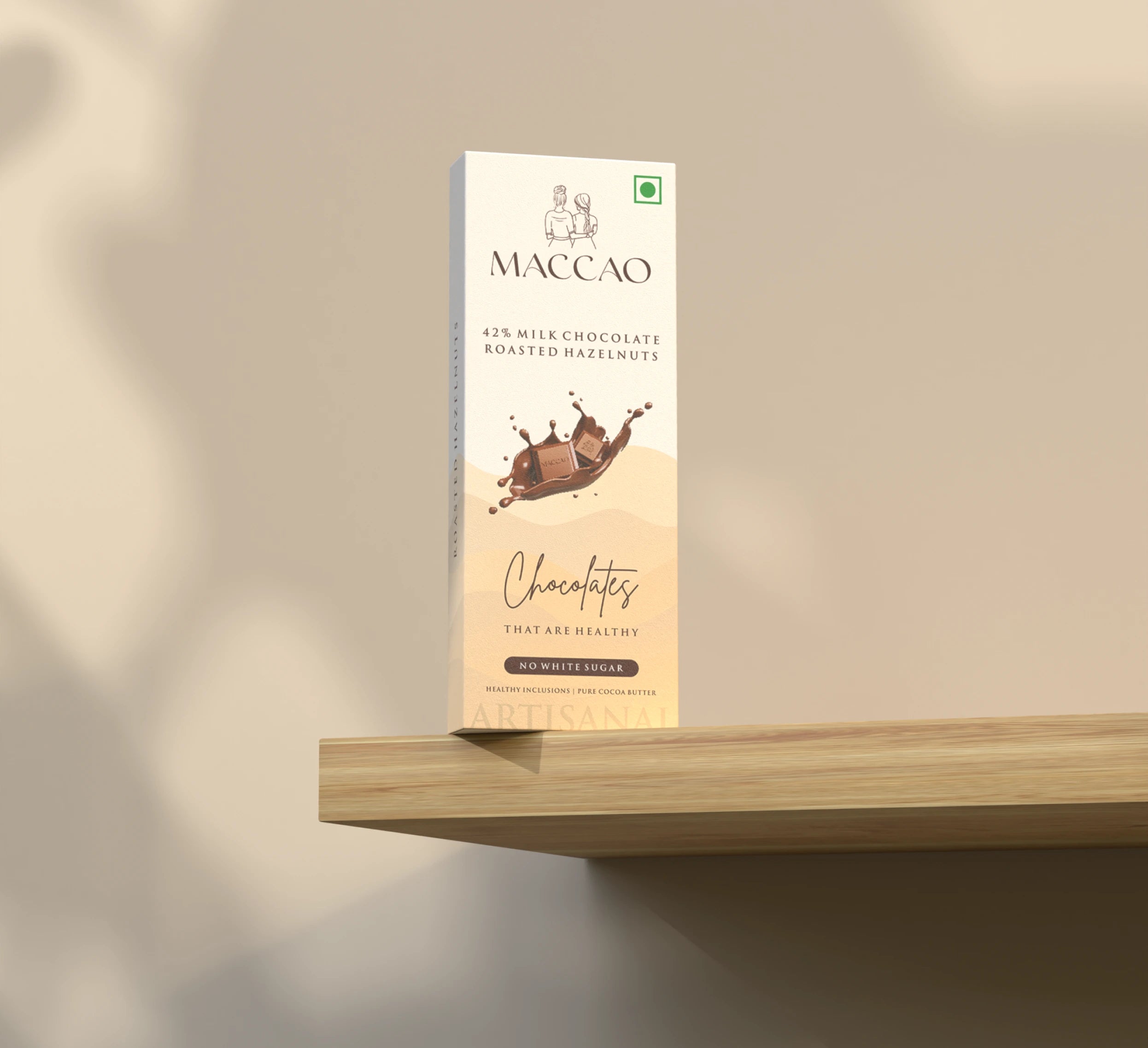 Roasted Hazelnut Milk Chocolate – Creamy, Crunchy & Guilt-Free