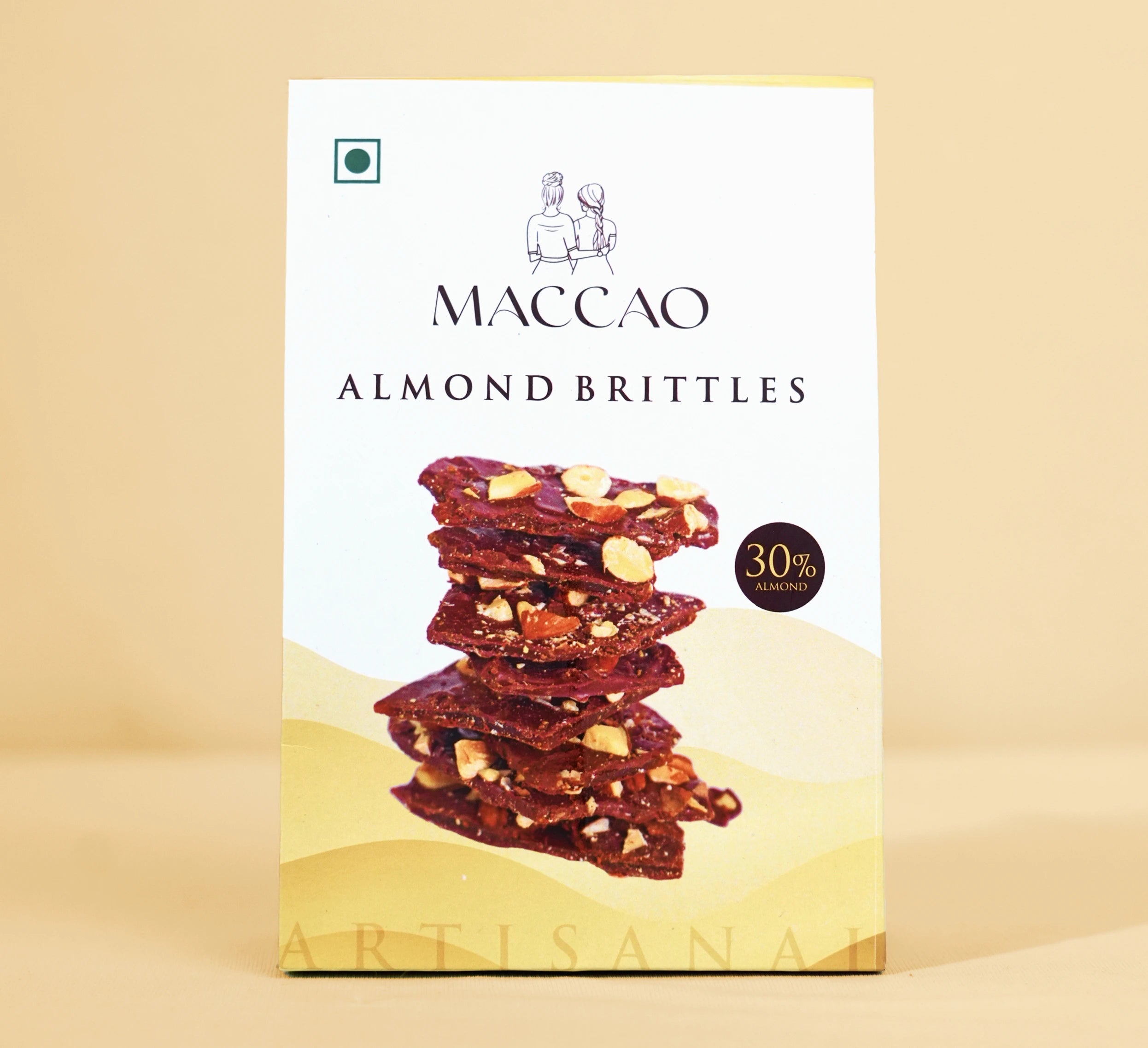 Almond Brittles – Crunchy Almonds, Caramel & 70% Dark Chocolate