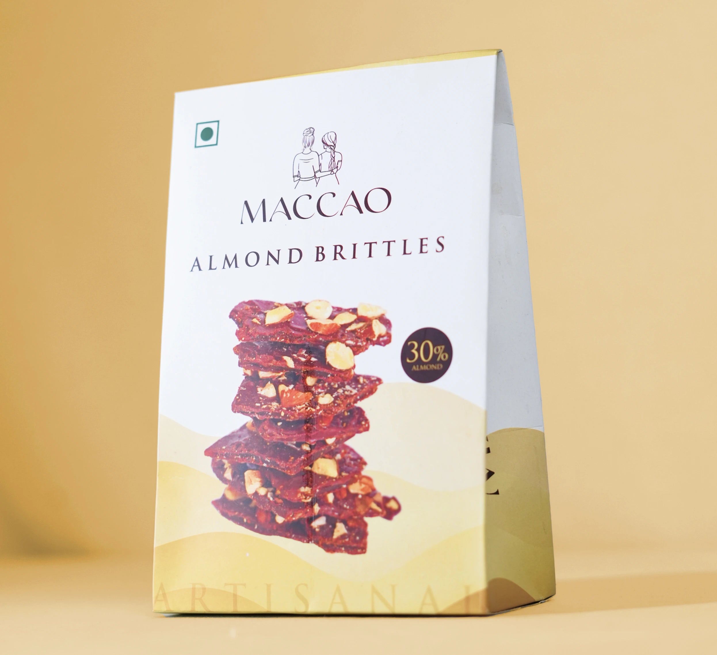 Almond Brittles – Crunchy Almonds, Caramel & 70% Dark Chocolate
