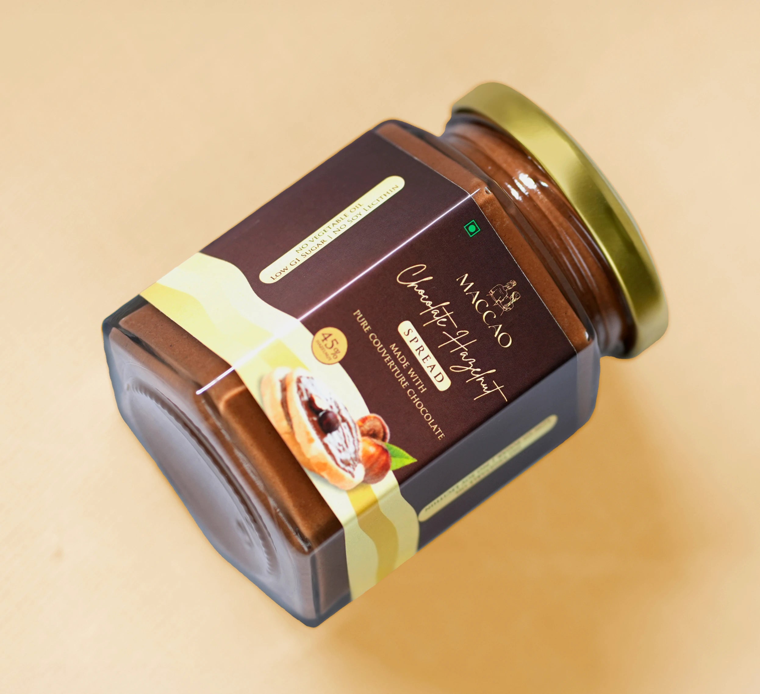 Chocolate Hazelnut Spread – 45% Hazelnuts & Couverture Chocolate