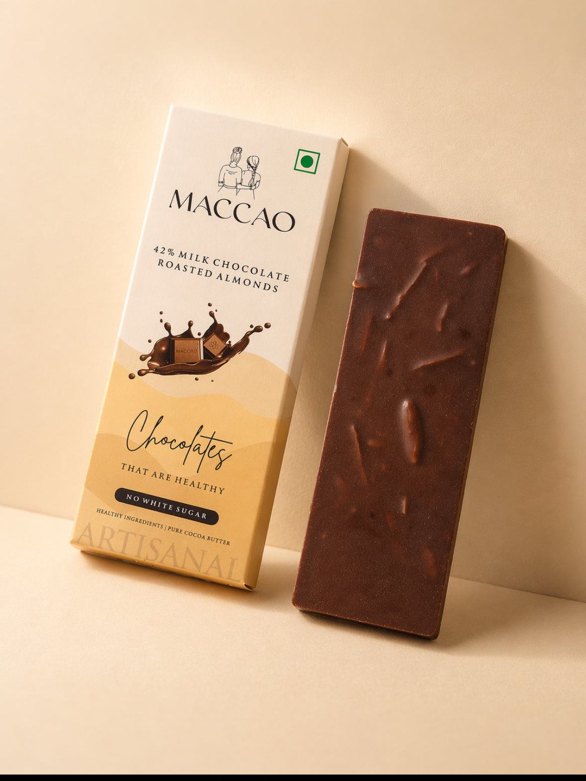 Almond milk chocolate