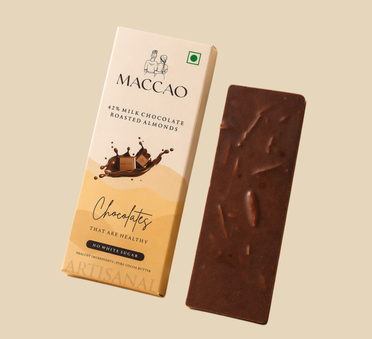 Almond milk chocolate