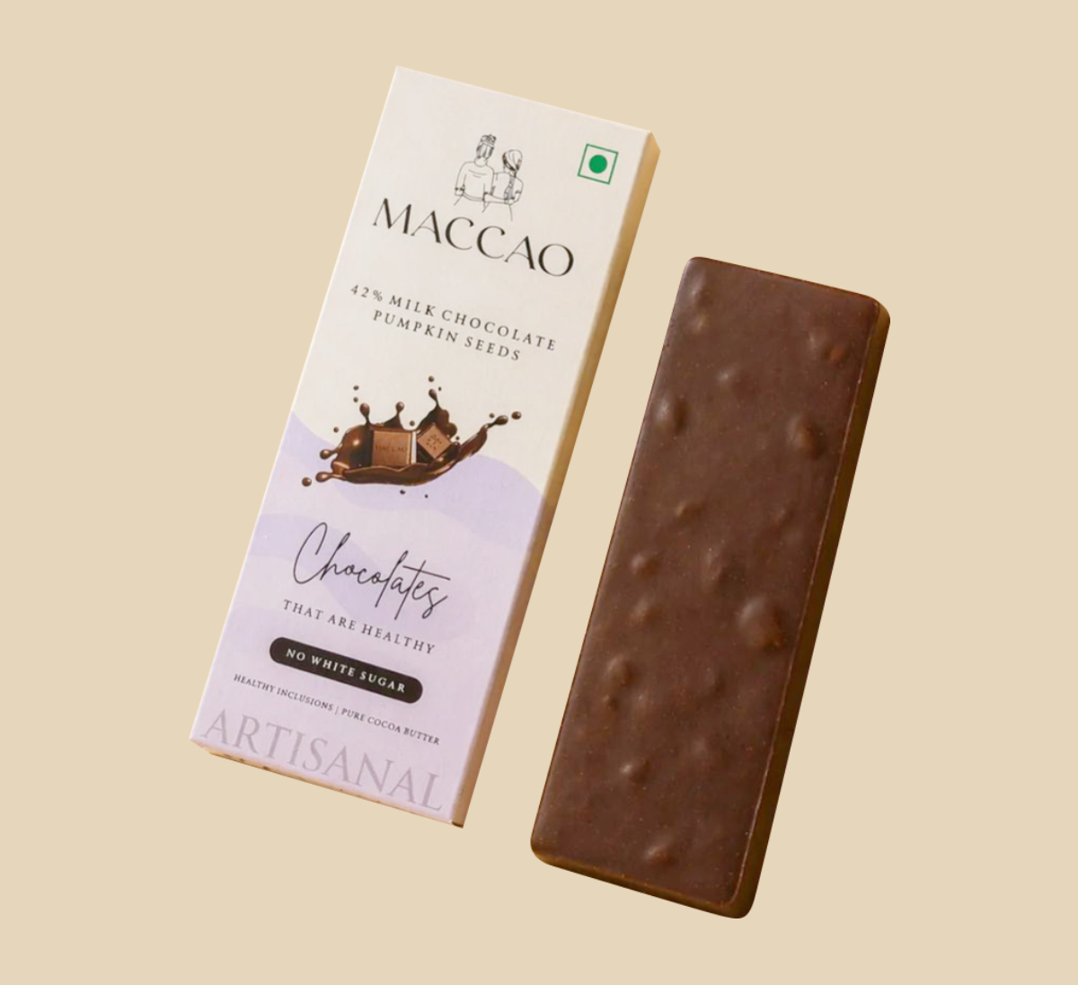 Pumpkin seeds milk chocolate