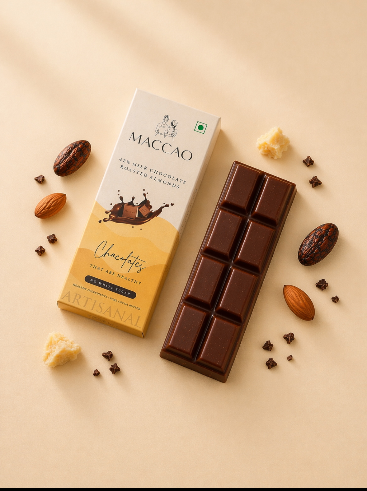 Almond milk chocolate