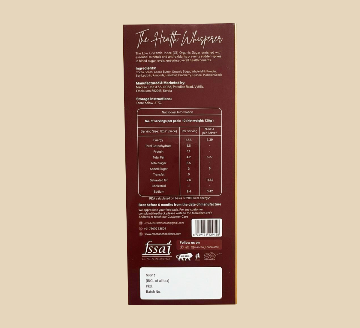 Assorted milk chocolate box