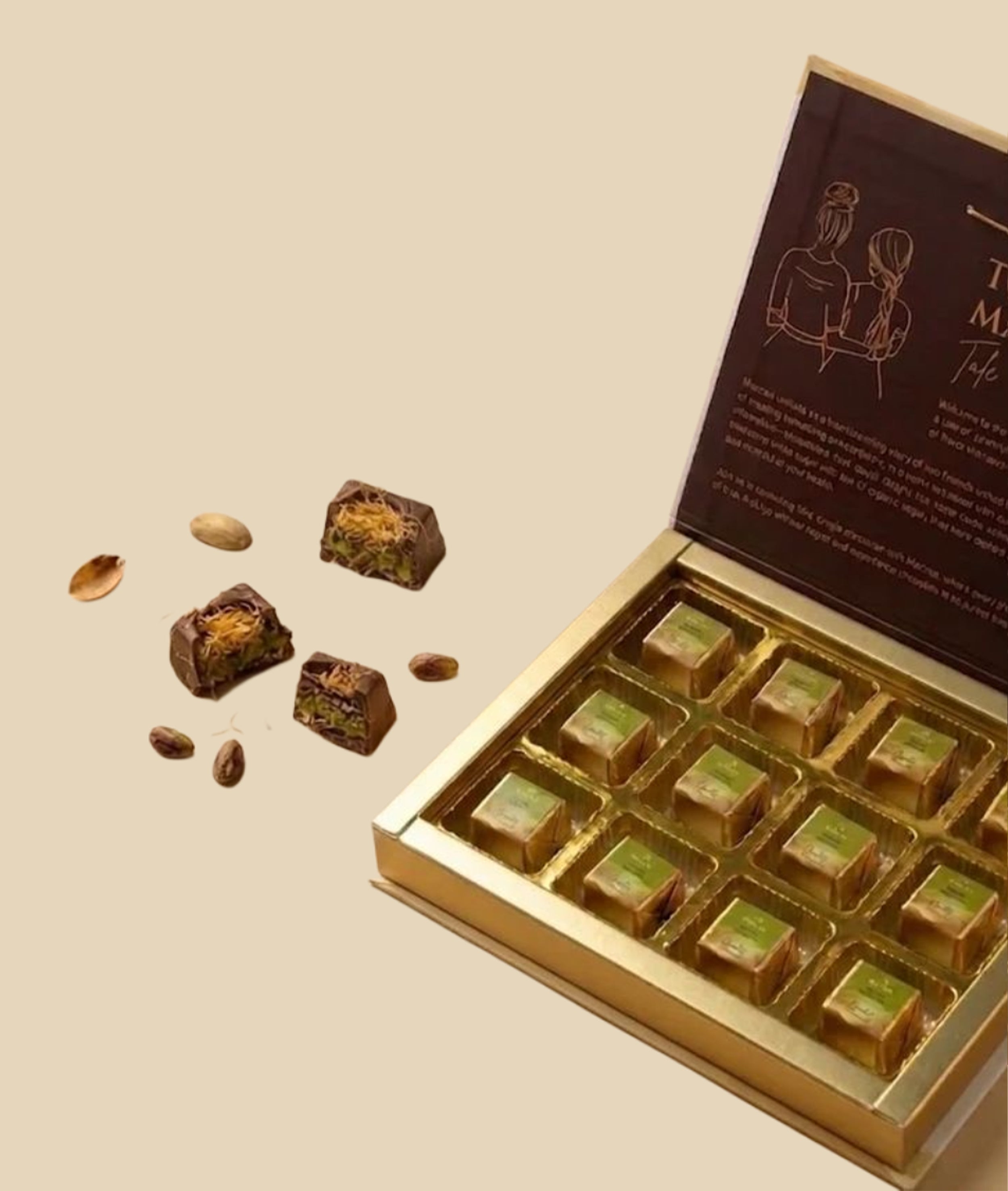 Kunafa chocolate box (12 pcs)