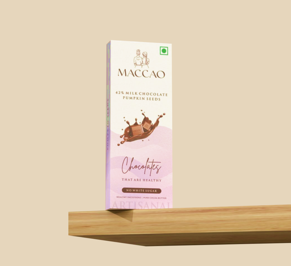 Pumpkin seeds milk chocolate