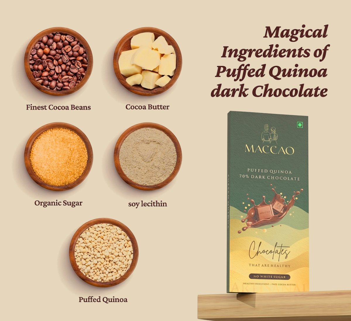 Quinoa Dark Chocolate