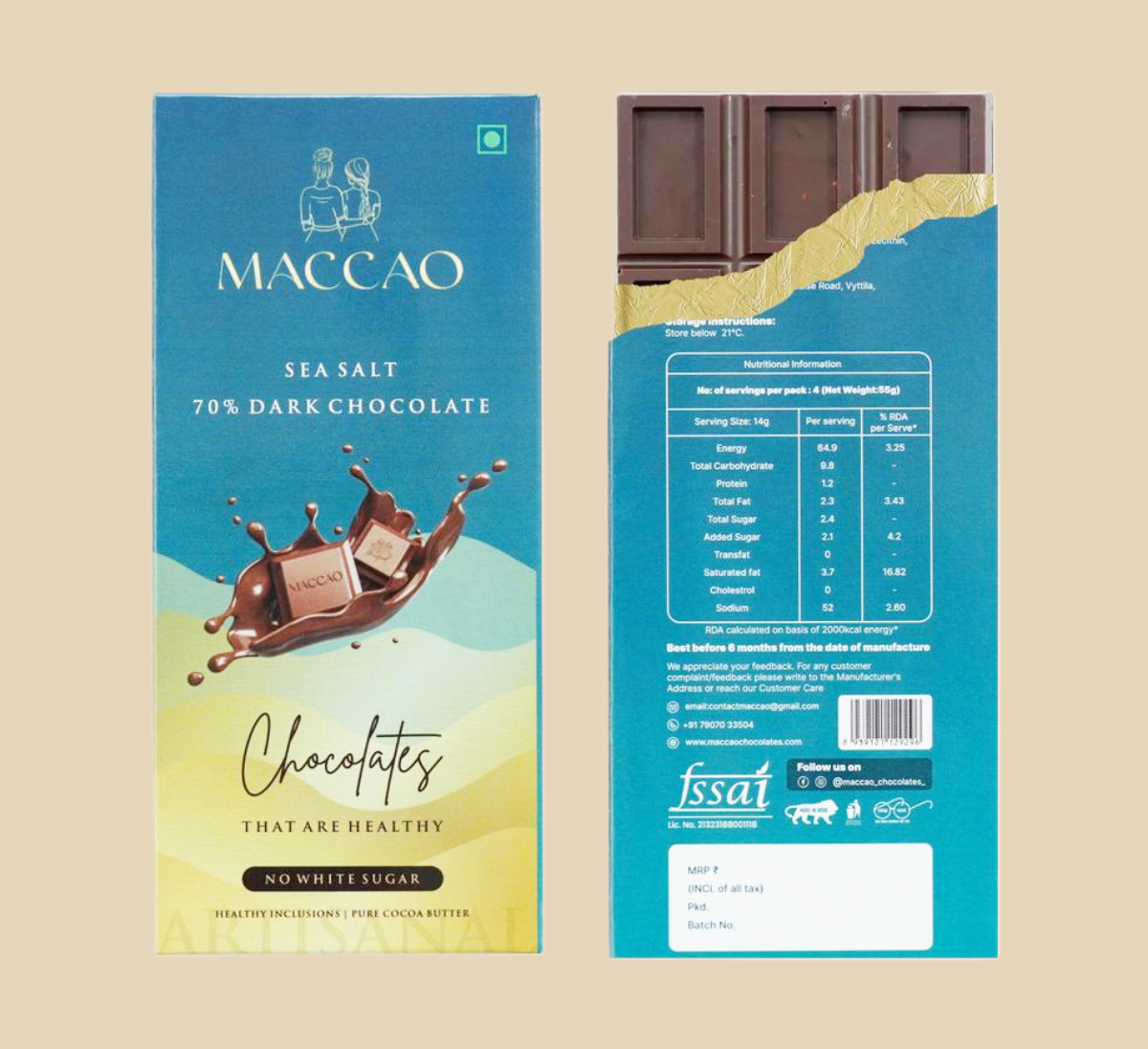 Sea Salt Dark Chocolate
